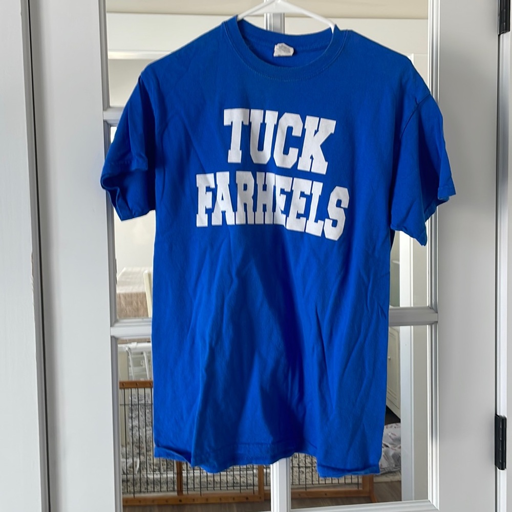 Tuck Farheels UNC T-Shirt in Blue, Size Medium